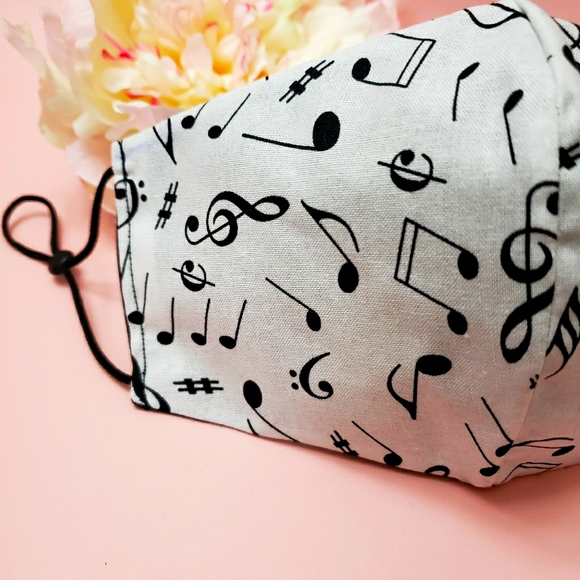 handmade Accessories - Face Mask The Music Note